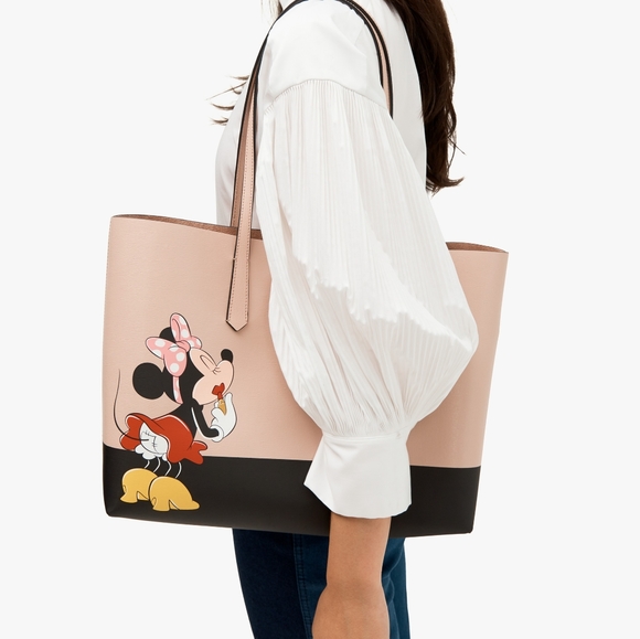 Kate Spade Minnie Mouse Large Tote New! - Picture 2 of 8